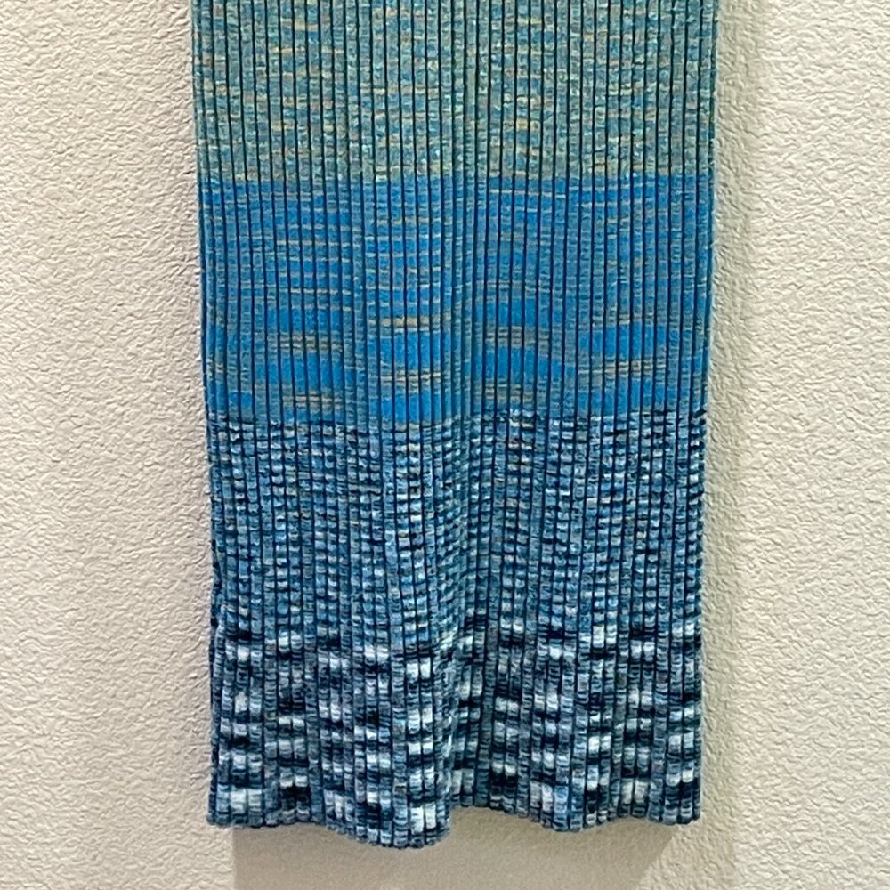NEW STAUD "Dana" Rainbow Sweater Dress Bodycon Rib Knit Sleeveless Maxi Size M - Picture 7 of 11